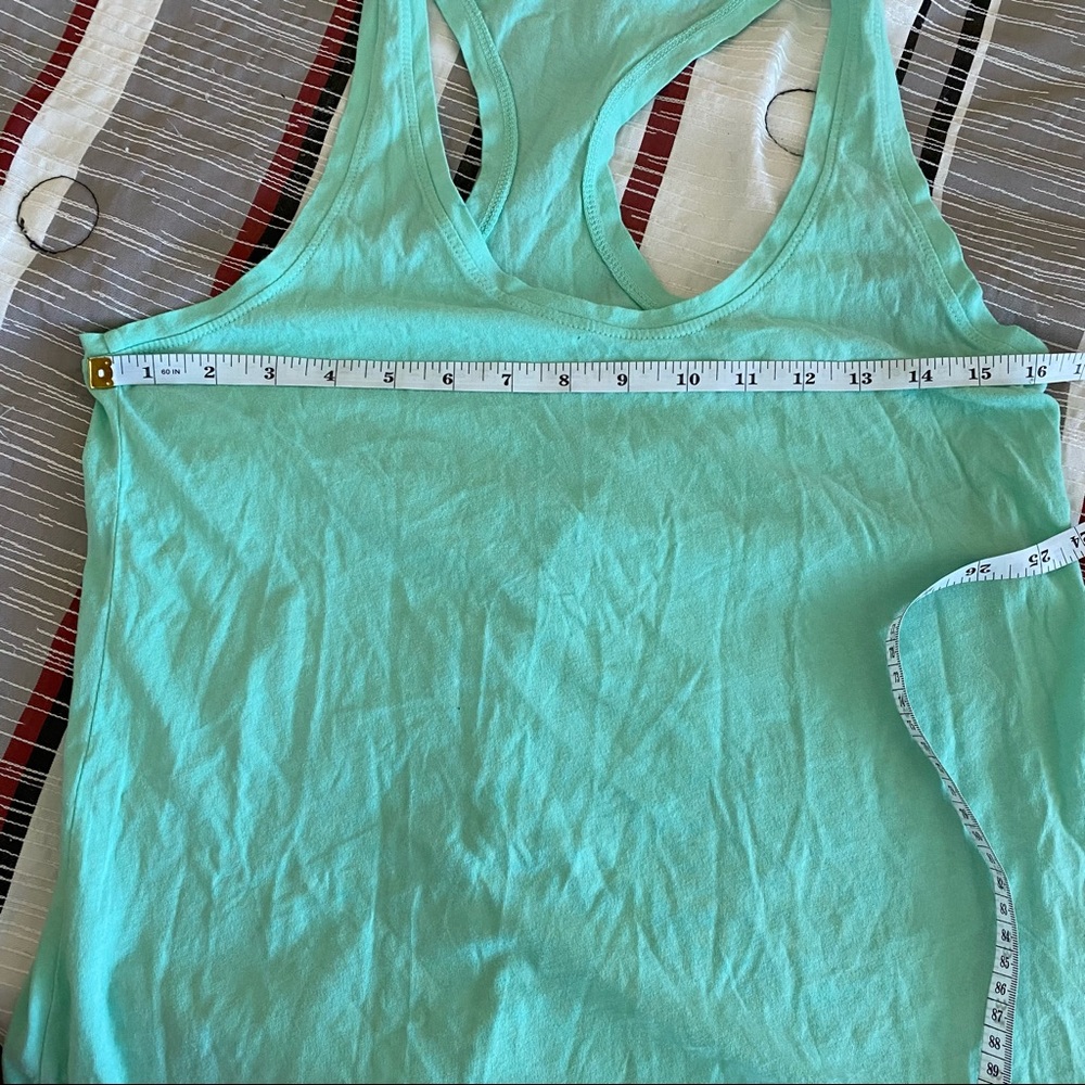 LAmade mint sleeveless razorback tank - Picture 4 of 5